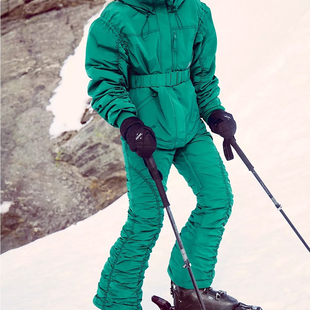 Green Women's Ski Jumpsuit
